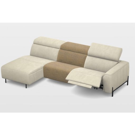 Calais sarokgarnitúra 176 cm X 281 cm - 2 elektromos relax funkcióval - bal