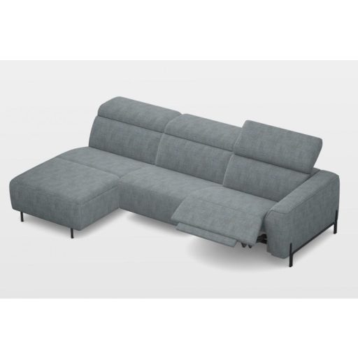 Calais sarokgarnitúra 176 cm X 281 cm - 2 elektromos relax funkcióval - bal