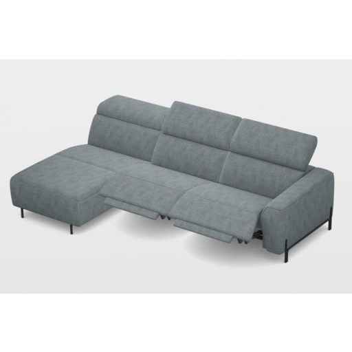 Calais sarokgarnitúra 176 cm X 281 cm - 2 elektromos relax funkcióval - bal