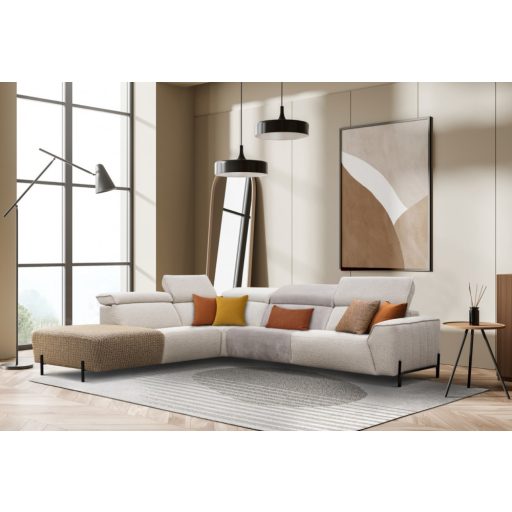 Calais sarokgarnitúra 245 cm X 304 cm - 2 elektromos relax funkcióval - bal