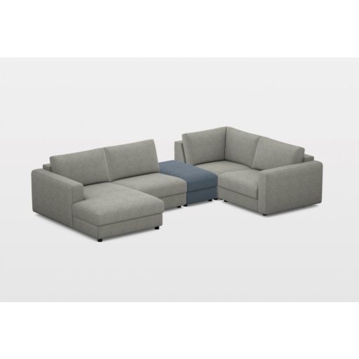 Campala U-alakú sarokkanapé 170 cm x 361 cm x 214 cm - jobbos