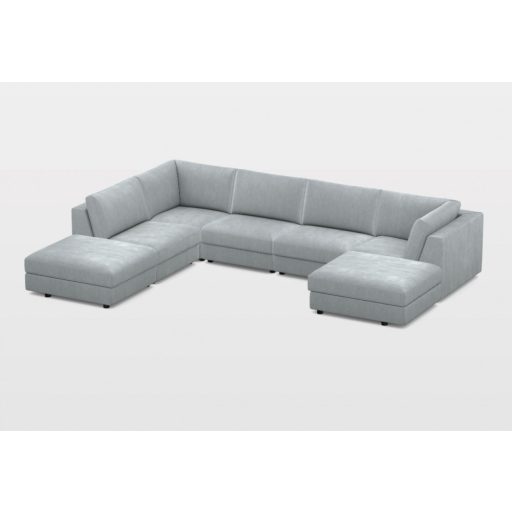 Campala U-alakú sarokgarnitúra 282 cm x 388 cm x 194 cm - balos