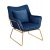 Cavos kék design fotel