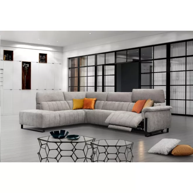 Celeste sarokgarnitúra 191 cm X 293 cm - 2 elektromos relax funkcióval - bal