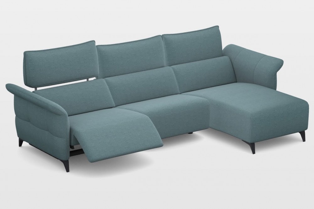 Challenger sarokgarnitúra 293 cm X 160 cm - elektromos relax funkció karfa mellett - jobb – 1. kép