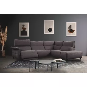   Challenger sarokgarnitúra 293 cm X 191 cm - elektromos relax funkció karfa mellett - jobb