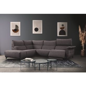   Challenger sarokgarnitúra 191 cm X 293 cm - elektromos relax funkció karfa mellett - bal