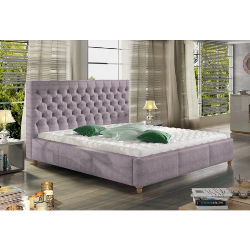 Chester kárpitozott ágy - 106 cm magas fejvéggel - 160 X 200 fekvőfelület