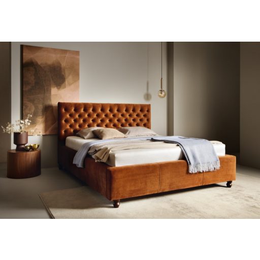 Chester kárpitozott ágy - 106 cm magas fejvéggel - 160 X 200 fekvőfelület