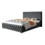 Chesterfield ágykeret 200 X 200 fekvőfelület, ágyráccsal és ágyneműtartóval