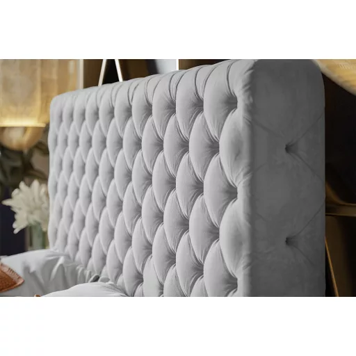 Chesterfield ágykeret 200 X 200 fekvőfelület, ágyráccsal és ágyneműtartóval