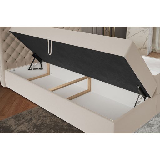 Chesterfield ágy ágyneműtartóval 120 X 200