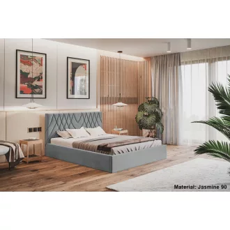   Chevron ágykeret (keskeny) 160 X 200 fekvőfelület, ágyráccsal és ágyneműtartóval