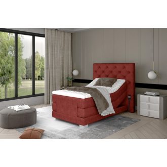 Cloe motoros boxspring ágy 90 X 200  hideghab topper
