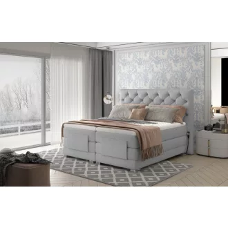 Cloe motoros boxspring ágy 160 X 200  hideghab topper