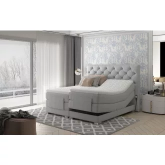 Cloe motoros boxspring ágy 160 X 200  hideghab topper