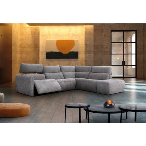 Cooper sarokgarnitúra 288 cm X 235 cm - elektromos relax funkció karfa mellett - jobb
