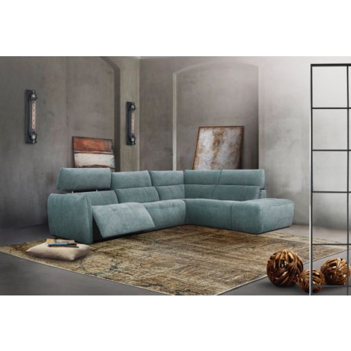 Cooper sarokgarnitúra 288 cm X 235 cm - elektromos relax funkció karfa mellett - jobb