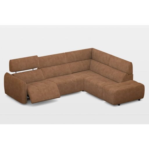 Cooper sarokgarnitúra 288 cm X 235 cm - elektromos relax funkció karfa mellett - jobb