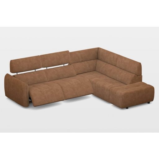 Cooper sarokgarnitúra 288 cm X 235 cm - 2 elektromos relax funkcióval - jobb