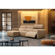   Cooper sarokgarnitúra 160 cm X 288 cm - 2 elektromos relax funkcióval - bal