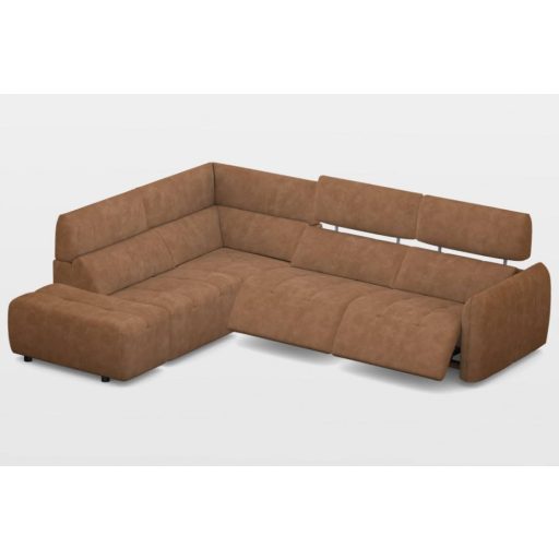 Cooper sarokgarnitúra 235 cm X 288 cm - 2 elektromos relax funkcióval - bal