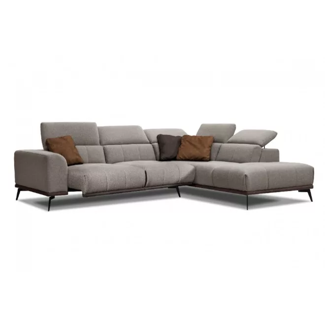 Davos sarok ülőgarnitúra 288 cm X 226 cm - motorosan mélyíthető ülőfelülettel - jobbos