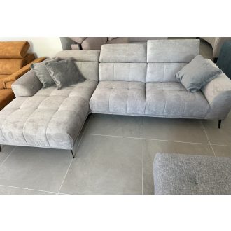   Davos sarok ülőgarnitúra 170 cm X 281 cm - motorosan mélyíthető ülőfelülettel - balos - Miltonnew14 taupe színben