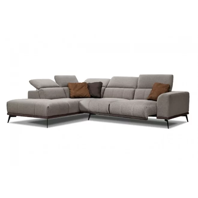 Davos sarok ülőgarnitúra 226 cm X 288 cm - motorosan mélyíthető ülőfelülettel - balos