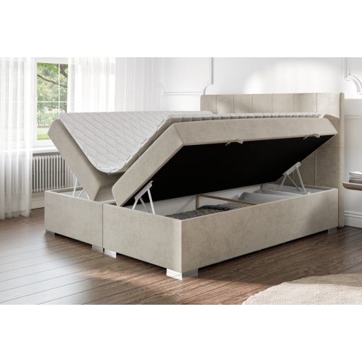 Dennis kontinentális ágy ágyneműtartóval 120 X 200