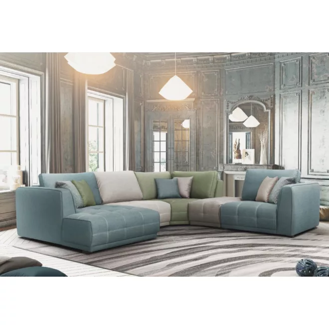 Dielo U-alakú sarokgarnitúra 162 cm x 350 cm x 296 cm - jobbos - kiállítási kedvezménnyel