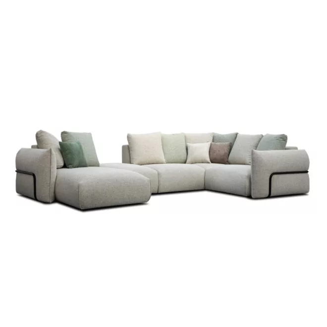Dixon U-alakú sarokkanapé 173 cm x 349 cm x 216 cm - jobbos