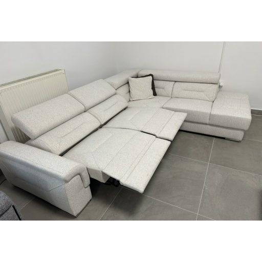 Domino dupla relax motoros sarokgarnitúra 297 cm X 235 cm - jobbos - AquaClean Alpine22 -kiállítási