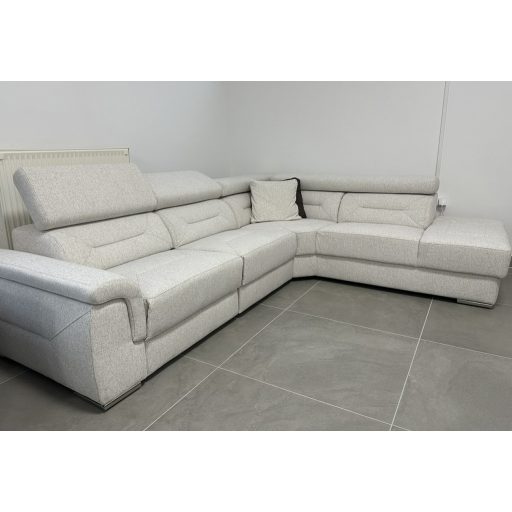 Domino dupla relax motoros sarokgarnitúra 297 cm X 235 cm - jobbos - AquaClean Alpine22 -kiállítási