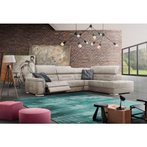 Domino dupla relax motoros sarokgarnitúra 297 cm X 235 cm - jobbos