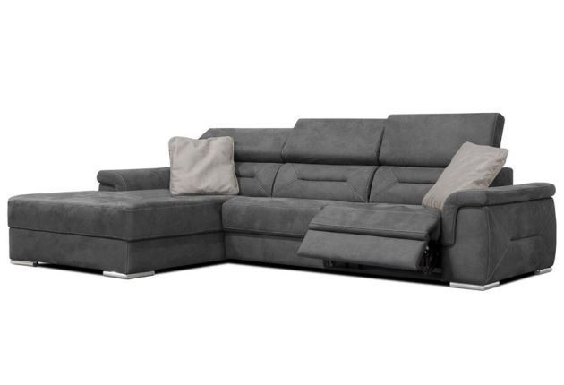 Domino dupla elektromos relax sarokgarnitúra 170 cm X 293 cm - balos – 2. kép