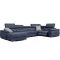 Domino U-alakú ágyazható, ágyneműtartós elektromos relax sarokgarnitúra - 170 cm X 375 X 220 cm - balos