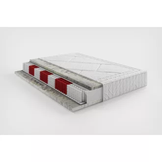   Luxus multi táskarugós matrac tigrismintás hideghab réteggel 200 X 200 cm - Elegance