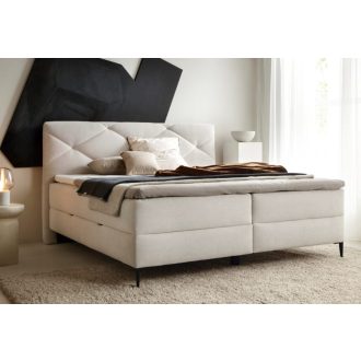 Eno táskarugós boxspring ágy ágyneműtartóval 180 X 200