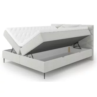 Eno táskarugós boxspring ágy ágyneműtartóval 140 X 200