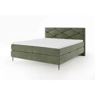 Eno táskarugós boxspring ágy ágyneműtartóval 140 X 200