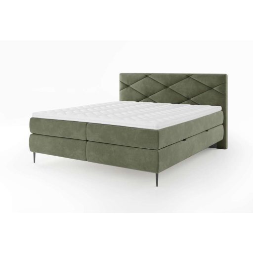 Eno táskarugós boxspring ágy ágyneműtartóval 160 X 200