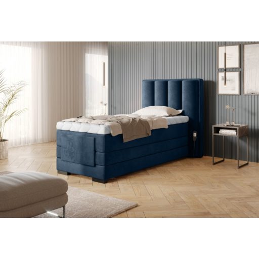 Eros motoros boxspring ágy 90 X 200  hideghab topper