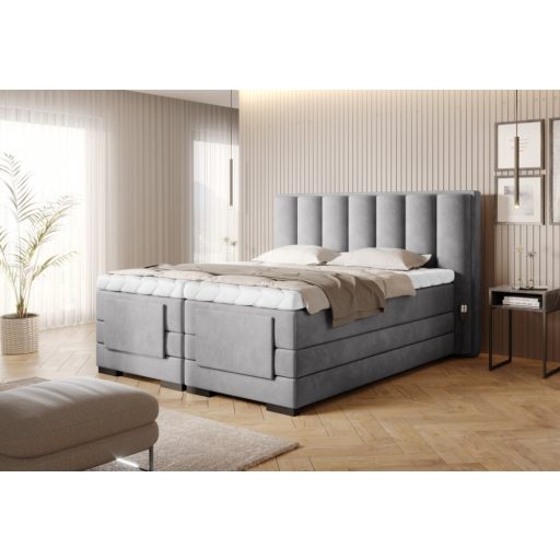 Eros motoros boxspring ágy 160 X 200  hideghab topper