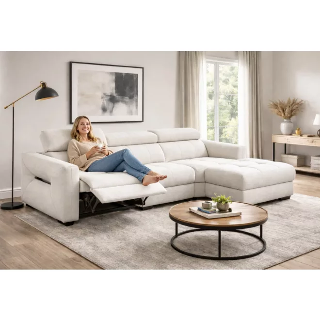 Espero dupla relax sarokgarnitúra 296 cm X 172 cm - jobbos