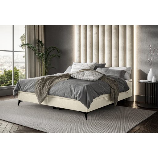 Fejtámla nélküli kontinentális ágy - alacsony ágyneműtartóval 120 X 200