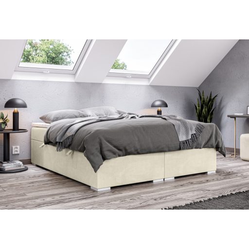 Fejtámla nélküli kontinentális ágy ágyneműtartóval 120 X 200