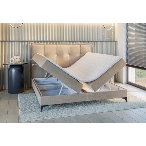 Fixi kontinentális ágy ágyneműtartóval 120 X 200