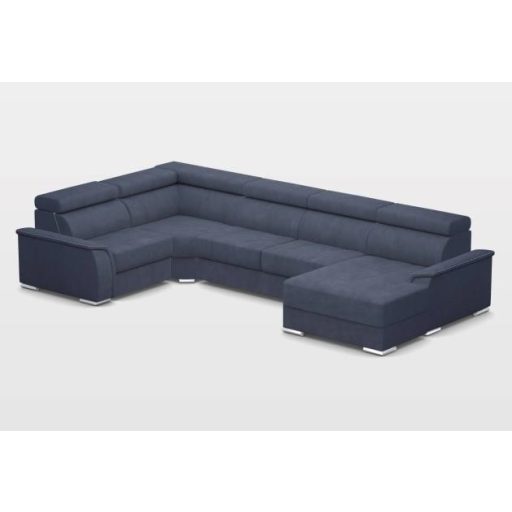 Flexoo U-form elektromos relax sarokkanapé - 222 cm X 377 cm X 170 cm - jobbos