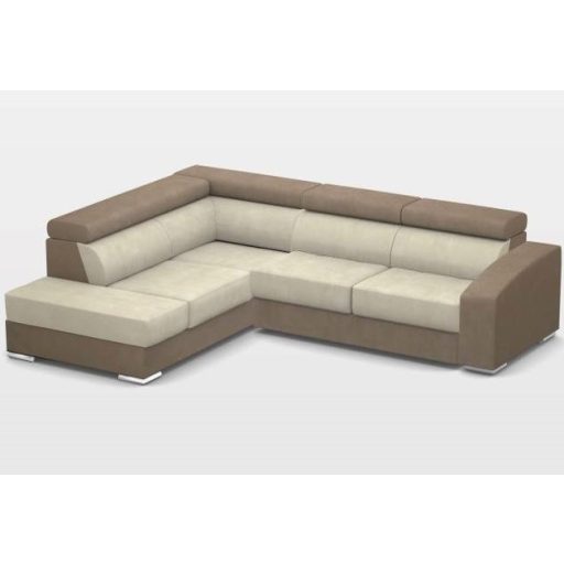 Flexoo sarokgarnitúra 226 cm X 293 cm - balos (funkciók nélkül)